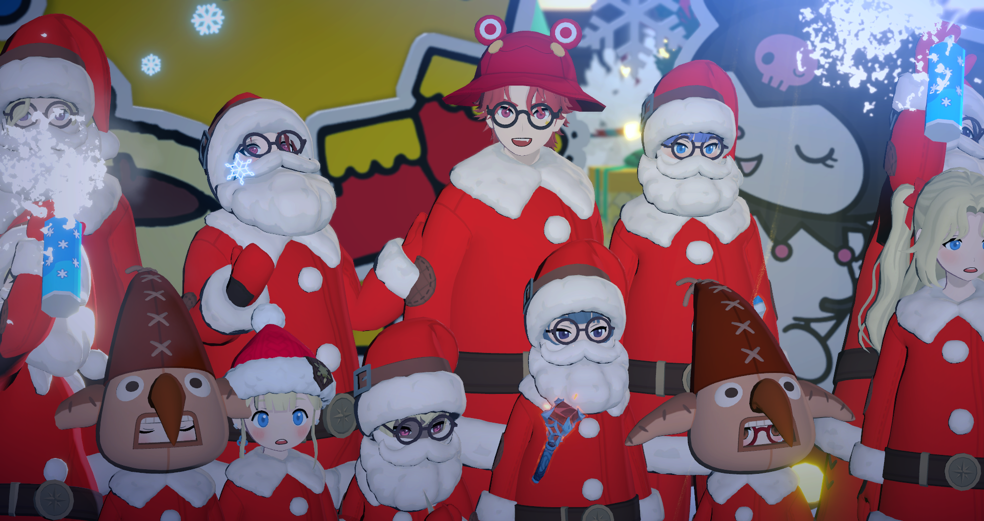 크리스마스 단체사진 집중좀하세욧