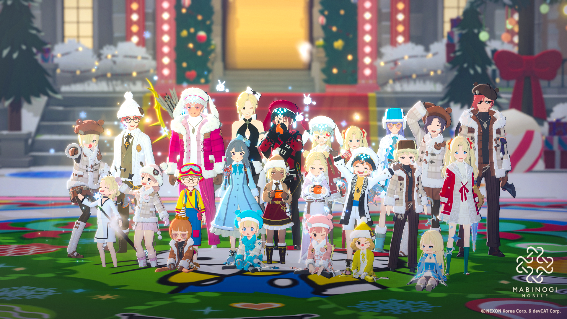 따뜻한 겨울 단체사진